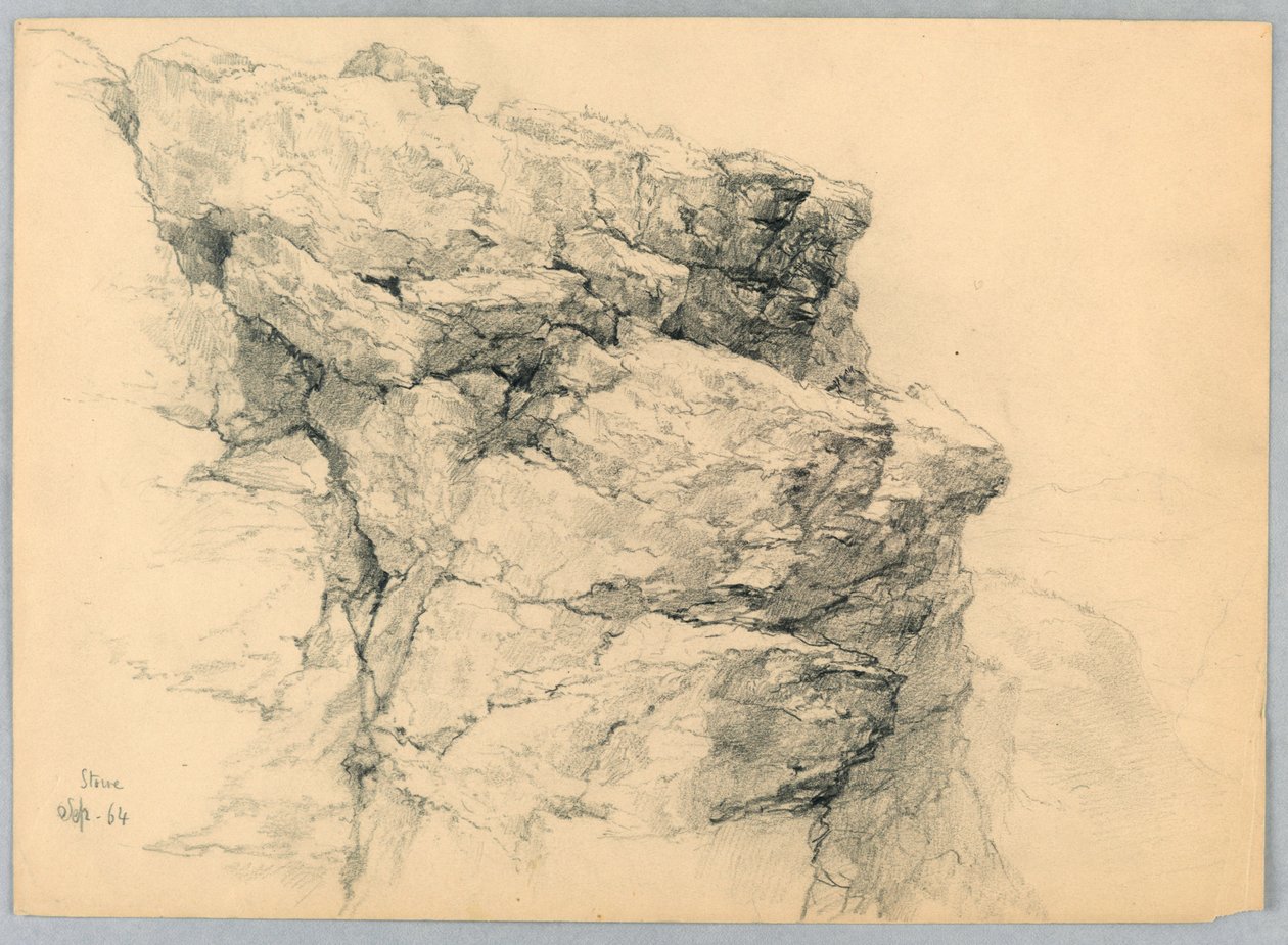 Rock Ledge ve Stowe od Daniel Huntington