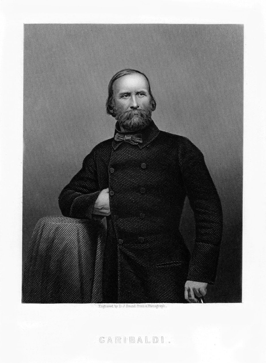 Giuseppe Garibaldi, italský patriot, 19. století od Daniel John Pound