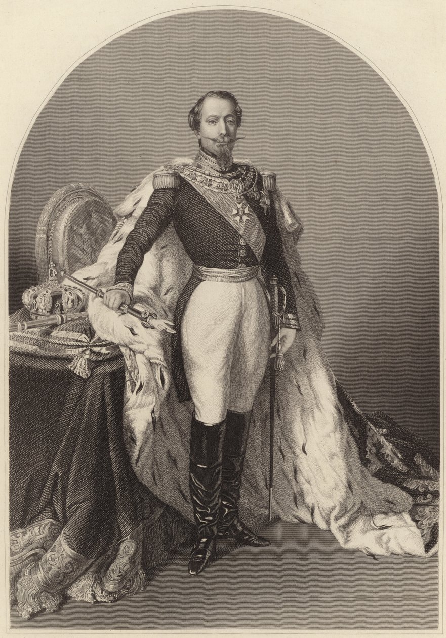Louis-Napoleon Bonaparte (rytina) od Daniel John. Pound