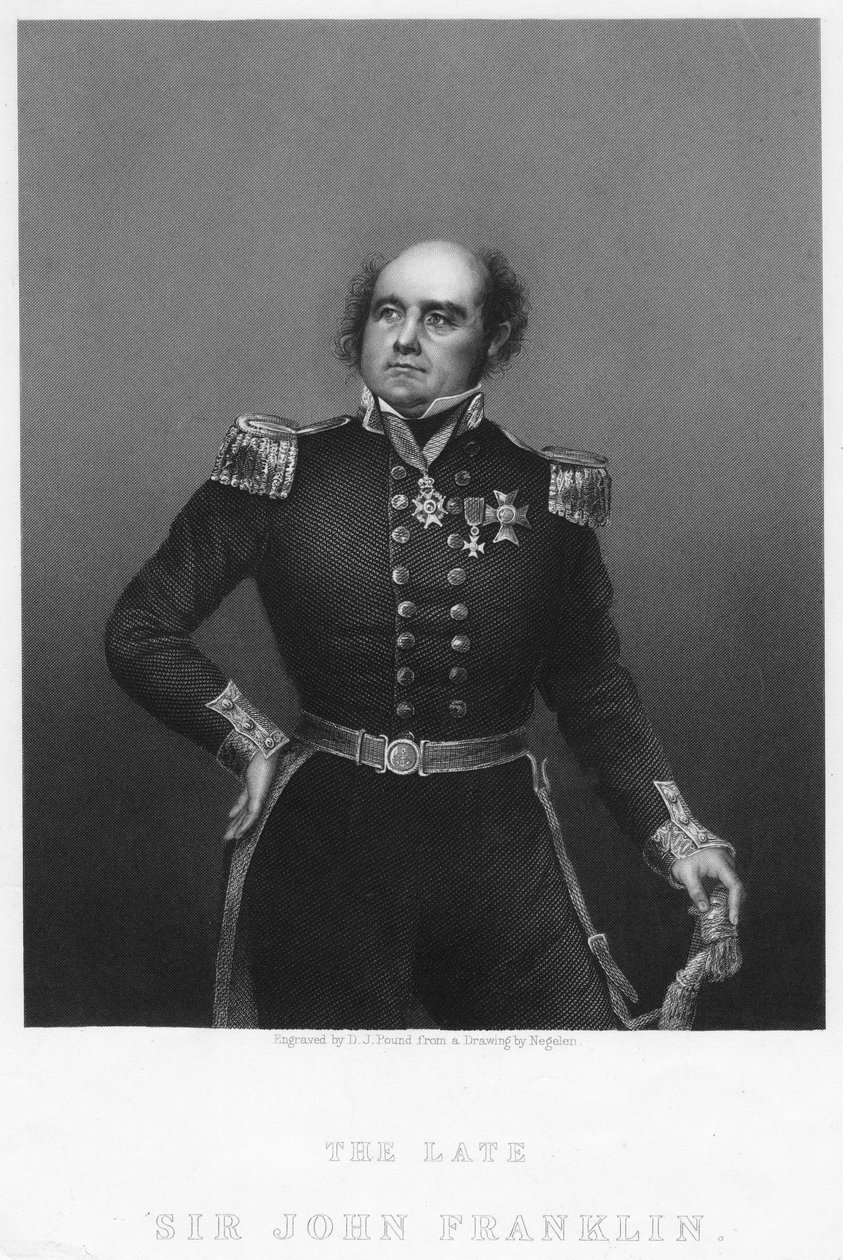 Sir John Franklin, 60. léta 19. století. od Daniel John Pound