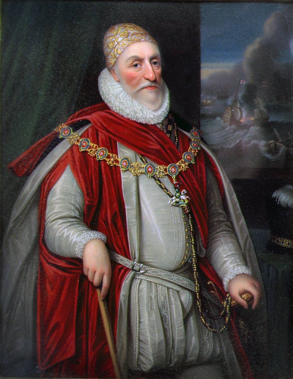 Charles Howard, 1. hrabě z Nottinghamu od Daniel Mytens