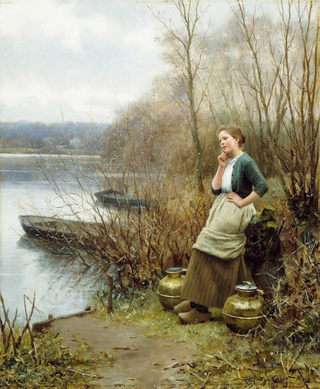 Krásná myšlenka, od Daniel Ridgway Knight