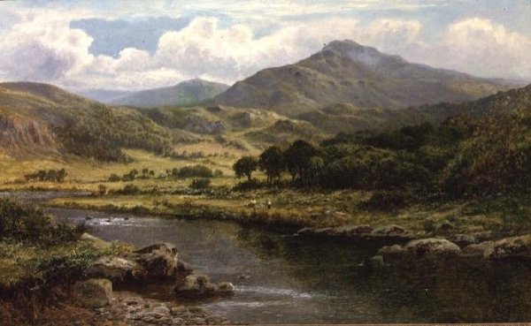 Krajina u řeky Highland od Daniel Sherrin