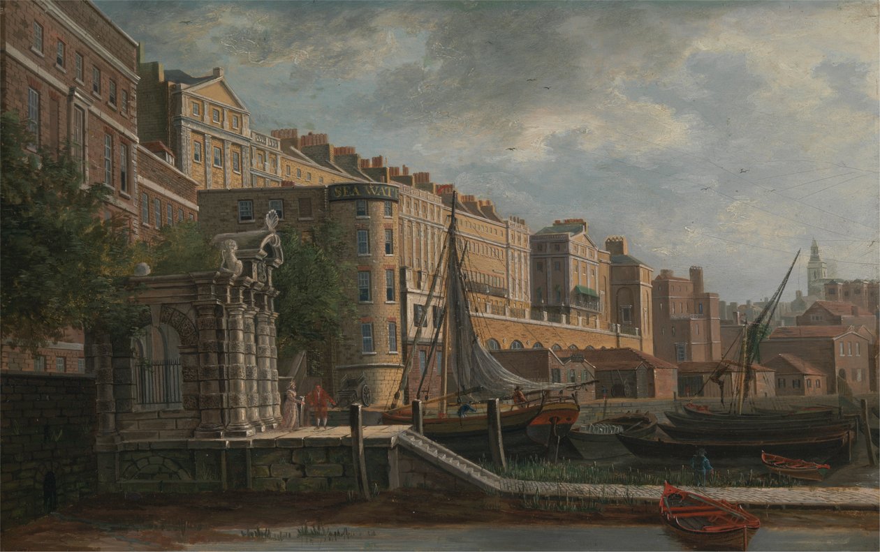 York Water-Gate a Adelphi od Daniel Turner