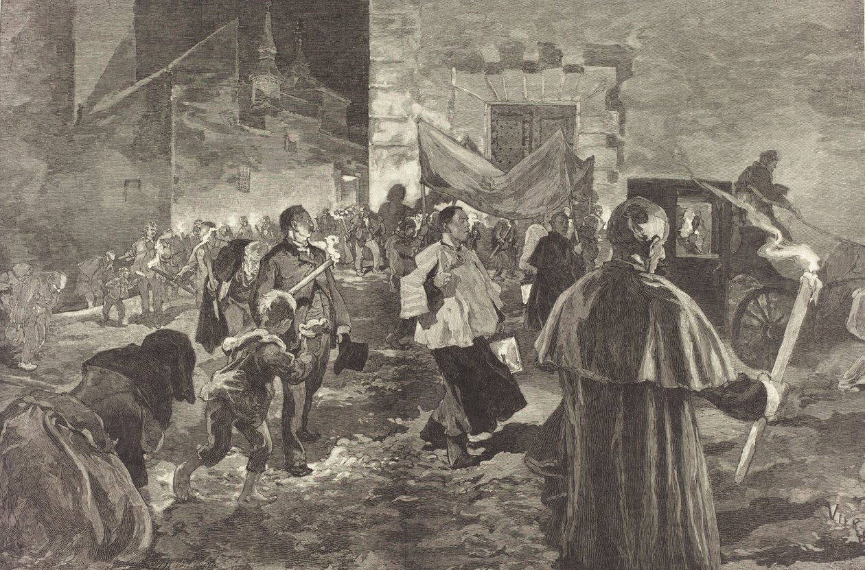 Španělsko. Viaticum, 1889. od Daniel Urrabieta Vierge