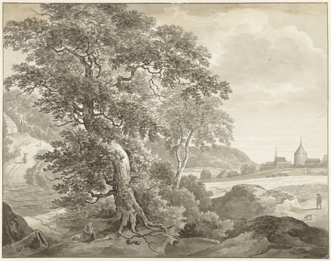 Krajina do Ruisdael od Daniël Dupré