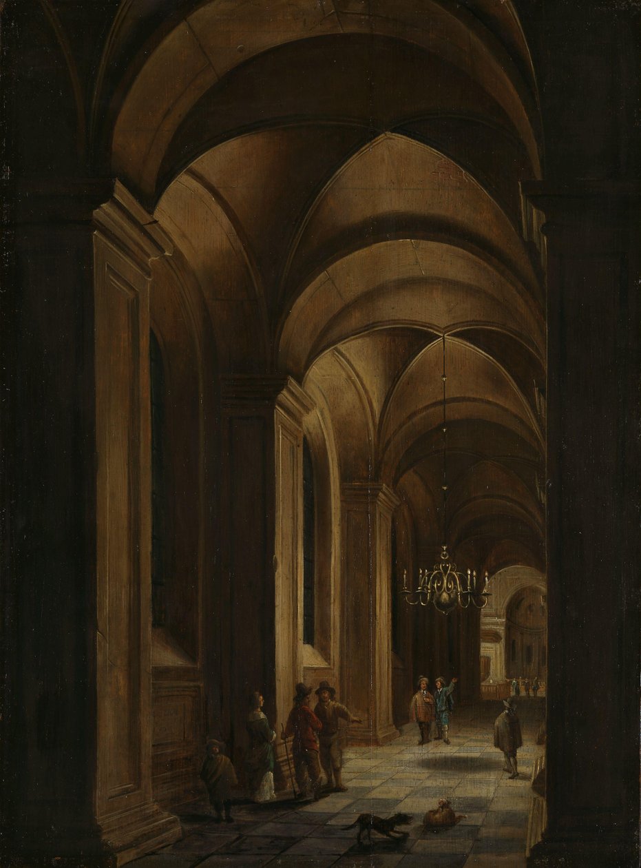 Interiér kostela od Daniel de Blieck