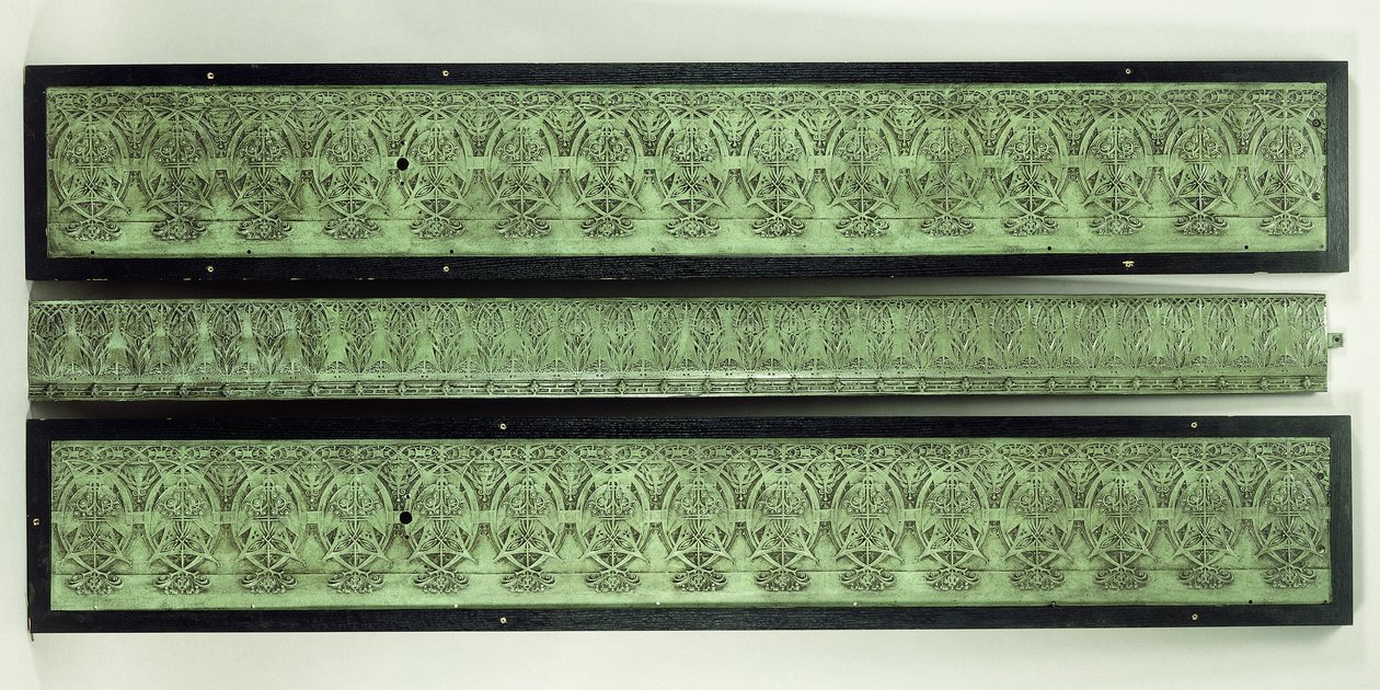 Tři vlysové panely, 1895-1896 od Dankmar Adler
