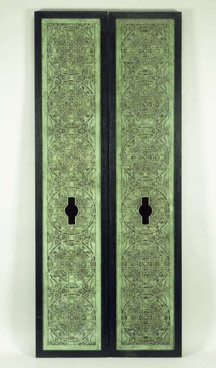 Dva výtahové panely, 1894-1895 od Dankmar Adler