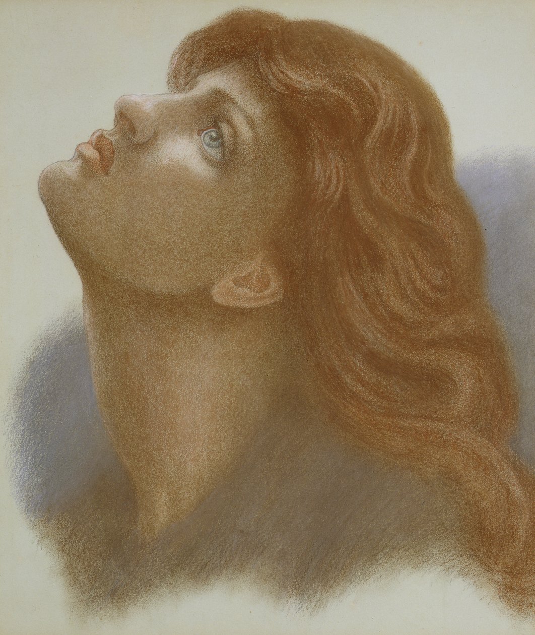 Astarte Syriaca (Venus Astarte) 1875 (barevné křídy na papíře) od Dante Gabriel Charles Rossetti