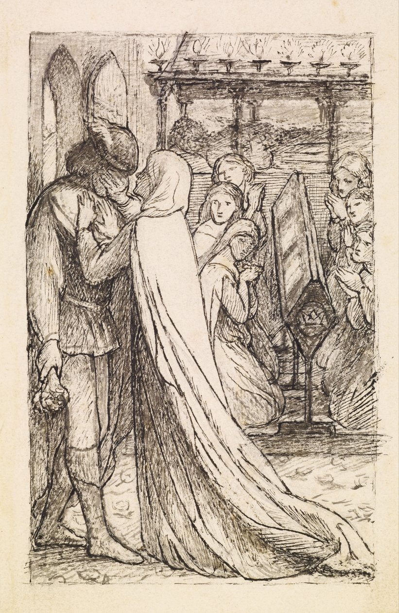Pokrok princů od Dante Gabriel Charles Rossetti