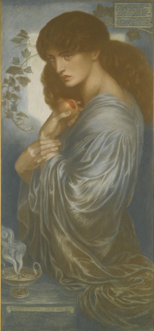 Proserpina od Dante Gabriel Charles Rossetti