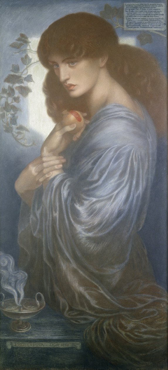Proserpina od Dante Gabriel Charles Rossetti