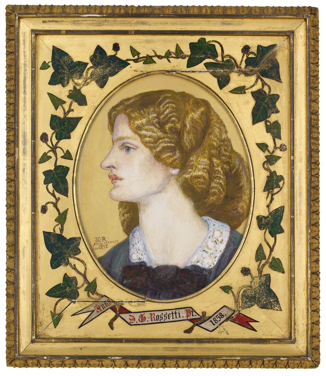 Ruth Herbertová od Dante Gabriel Charles Rossetti