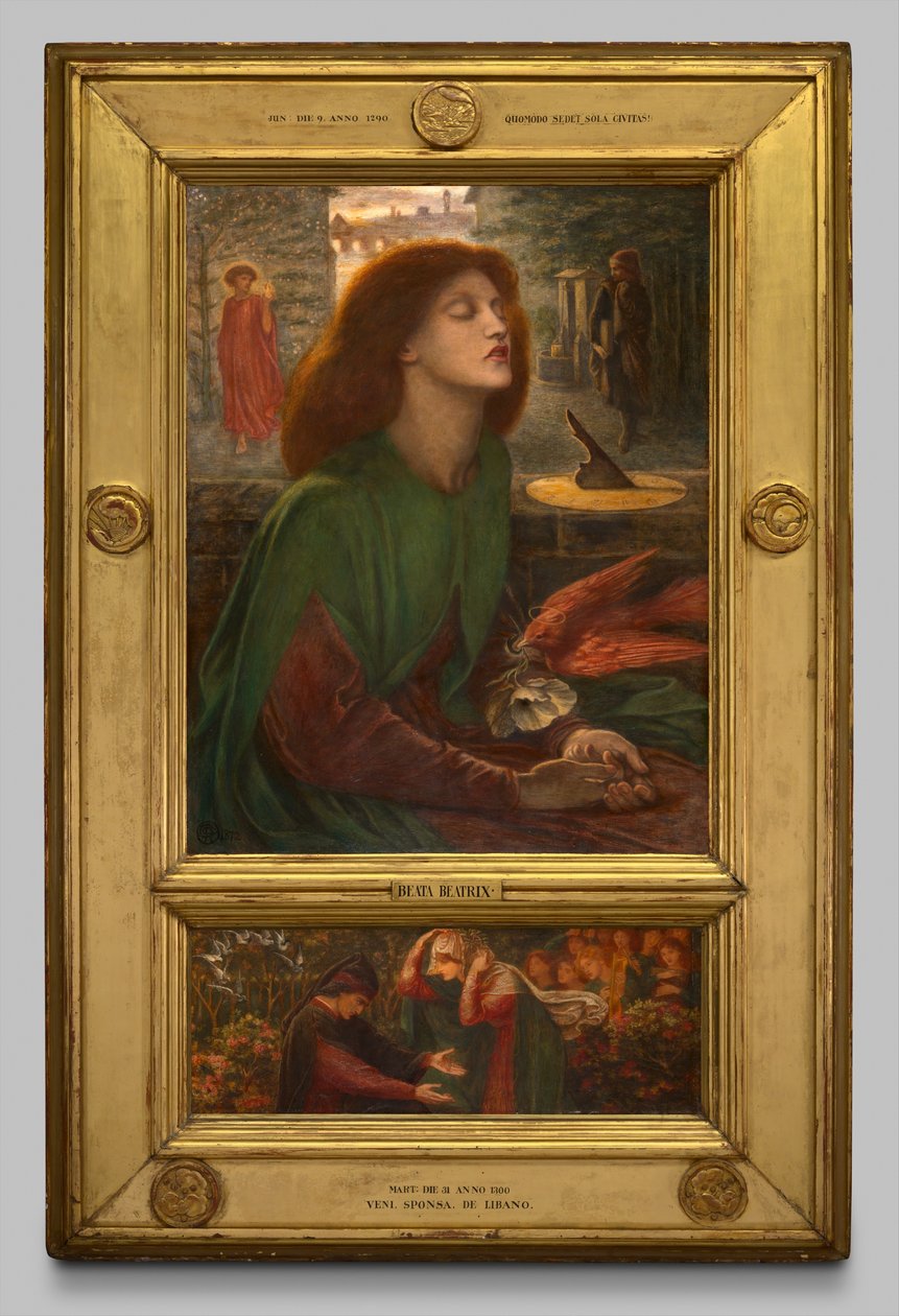 Blahoslavená Beatrix od Dante Gabriel Rossetti