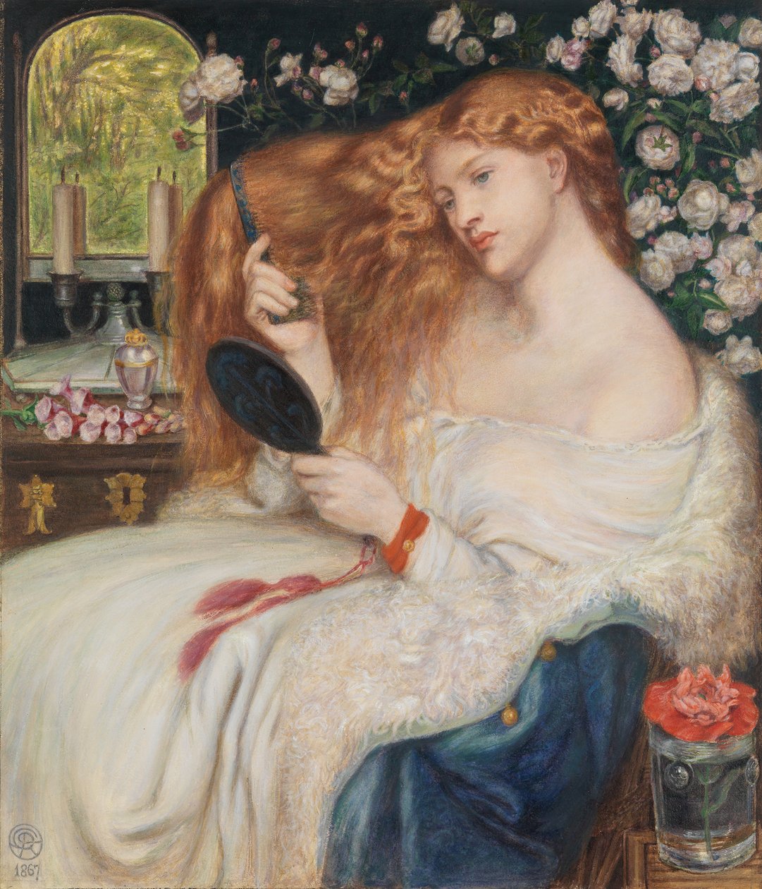 Lady Lilith, 1867 od Dante Gabriel Rossetti