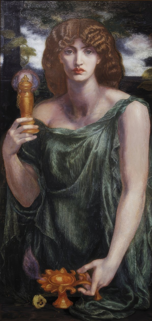 Mnemosyne od Dante Gabriel Rossetti
