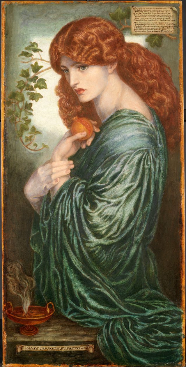 Proserpine od Dante Gabriel Rossetti
