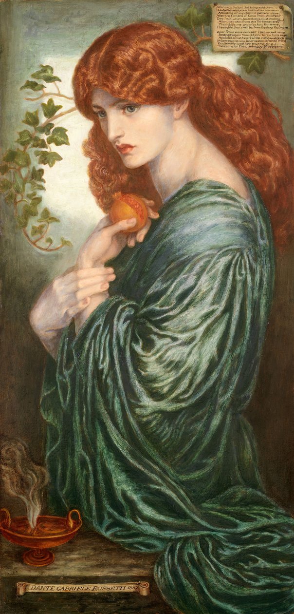 Proserpina, 1882. od Dante Gabriel Rossetti