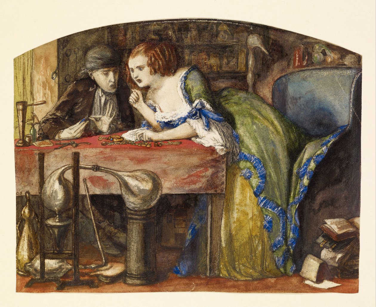 Laboratoř od Dante Gabriel Rossetti