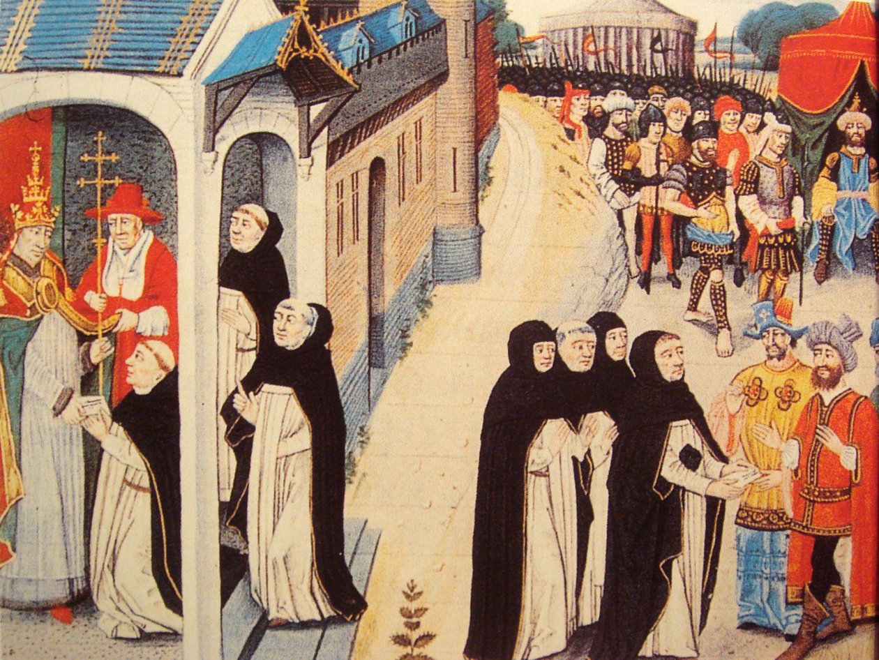Ascelin z Lombardie obdržel dopis od Innocenta IV a poslal jej mongolskému generálovi Baijuovi. od David Aubert