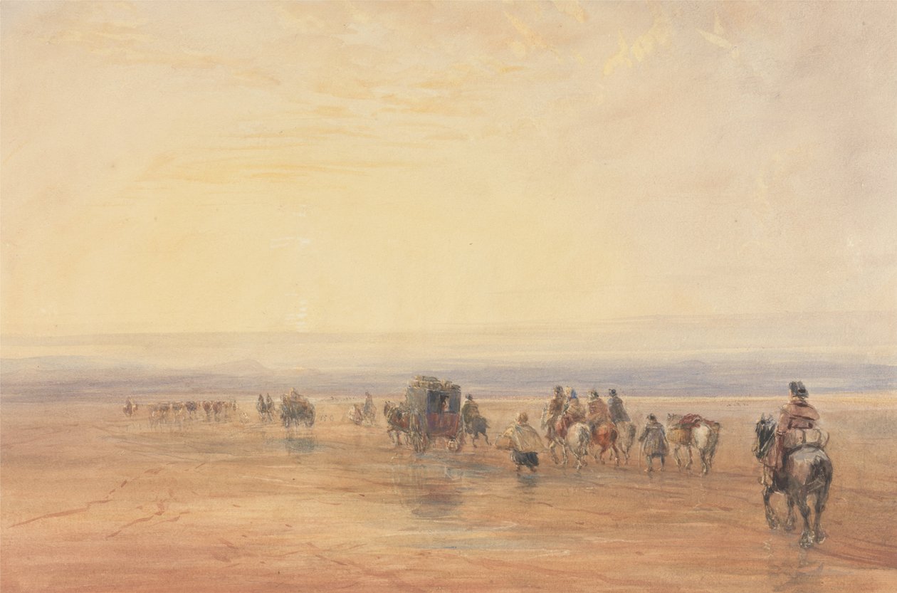 Crossing Lancaster Sands od David Cox