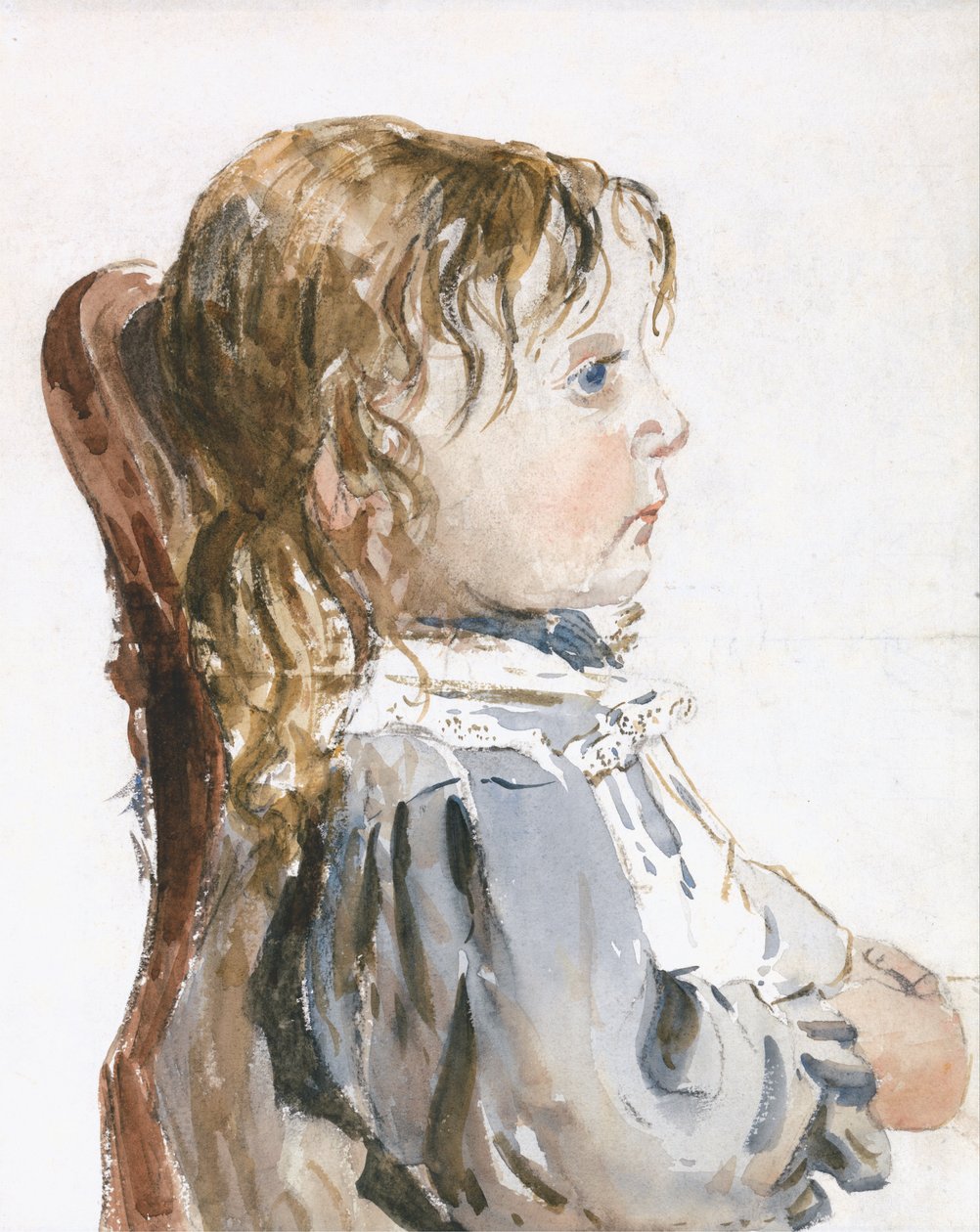 Dívka v zástěře od David Cox