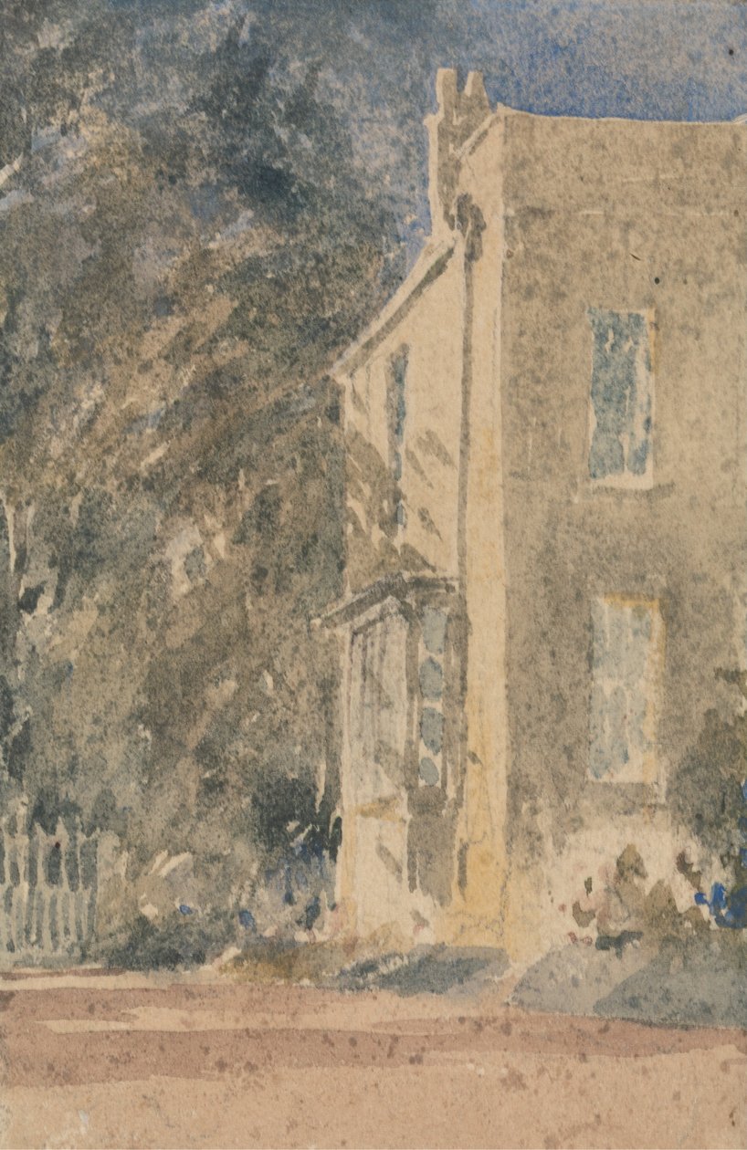 Dům na zelené louce od David Cox