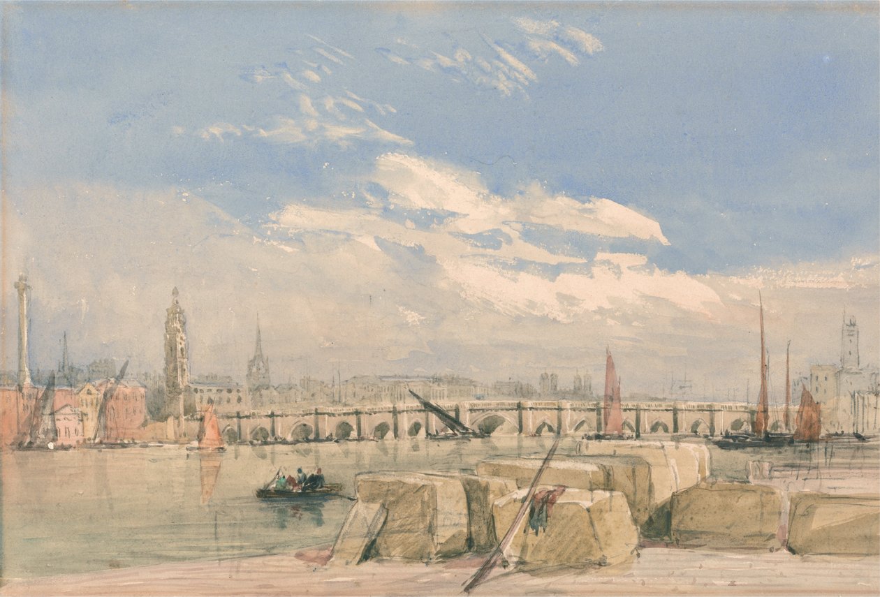 londýnský most od David Cox
