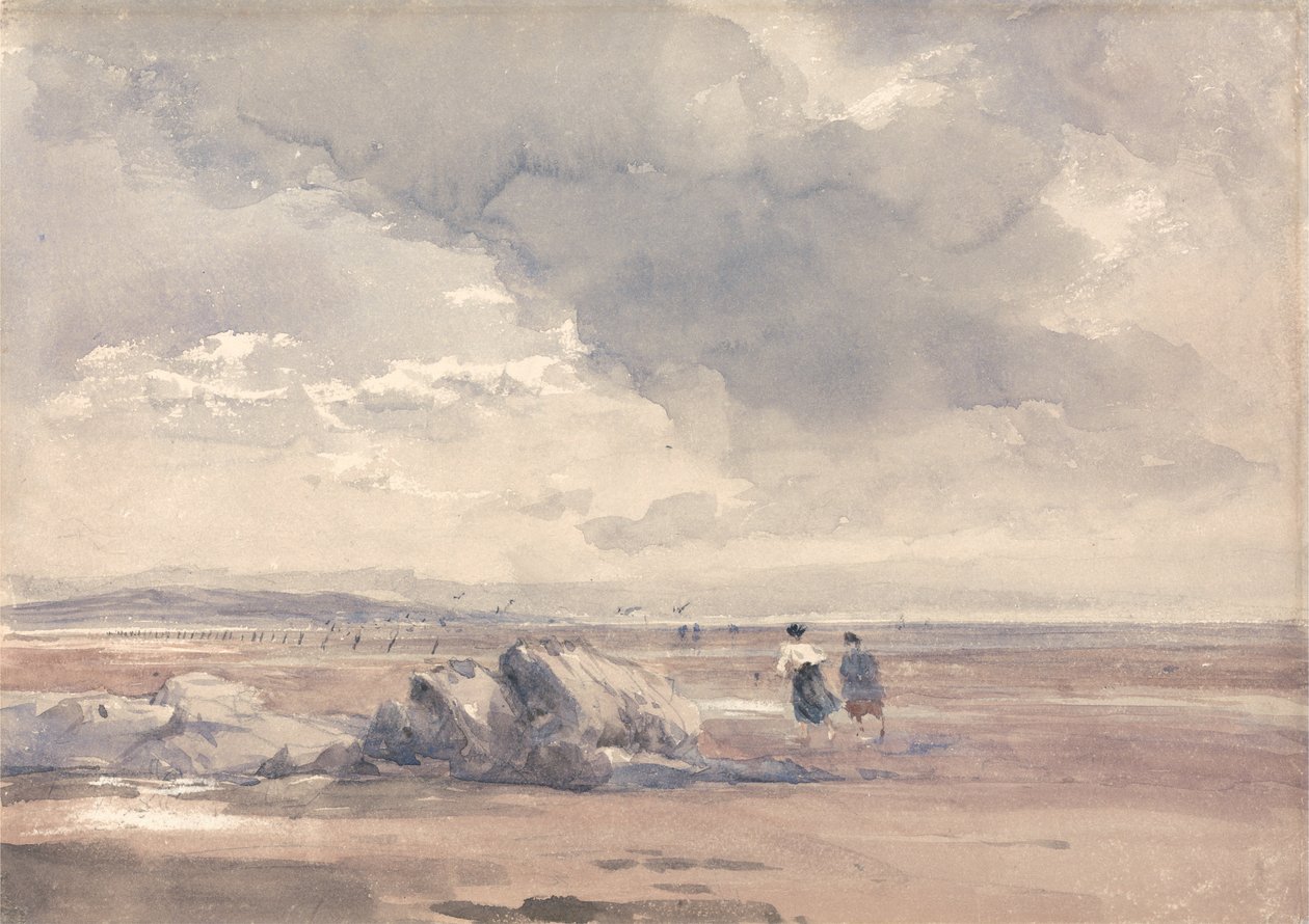 Na Lancaster Sands, odliv od David Cox