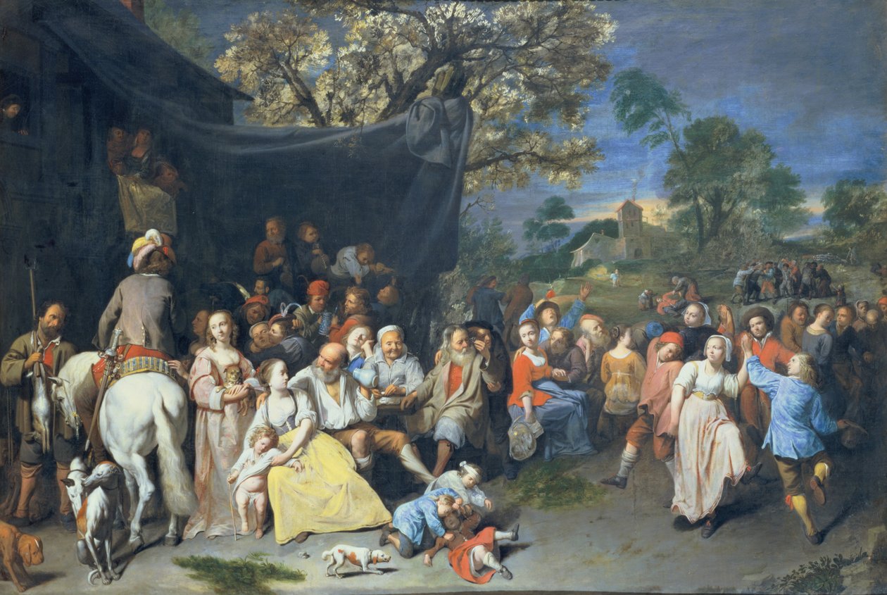 Selská slavnost, 1649 od David III Ryckaert