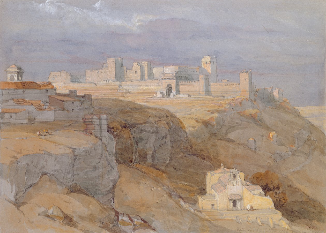 Alcazar z Carmony, Andalusie od David Roberts