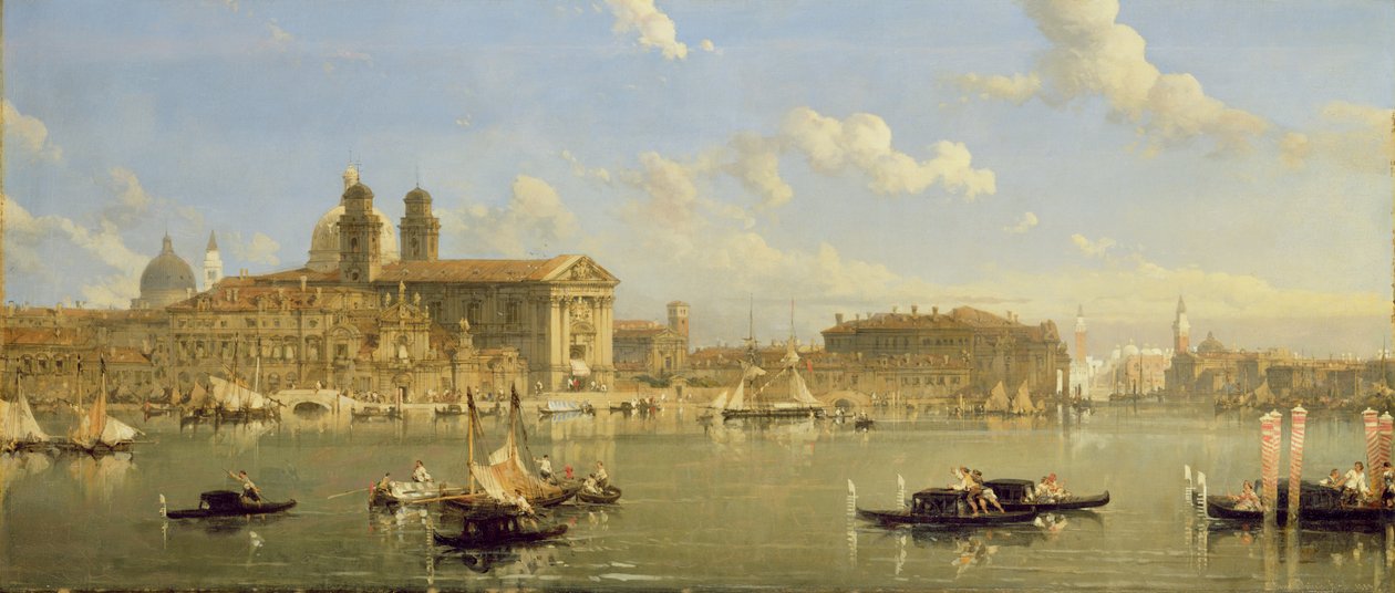 Giudecca, Benátky, 1854 od David Roberts