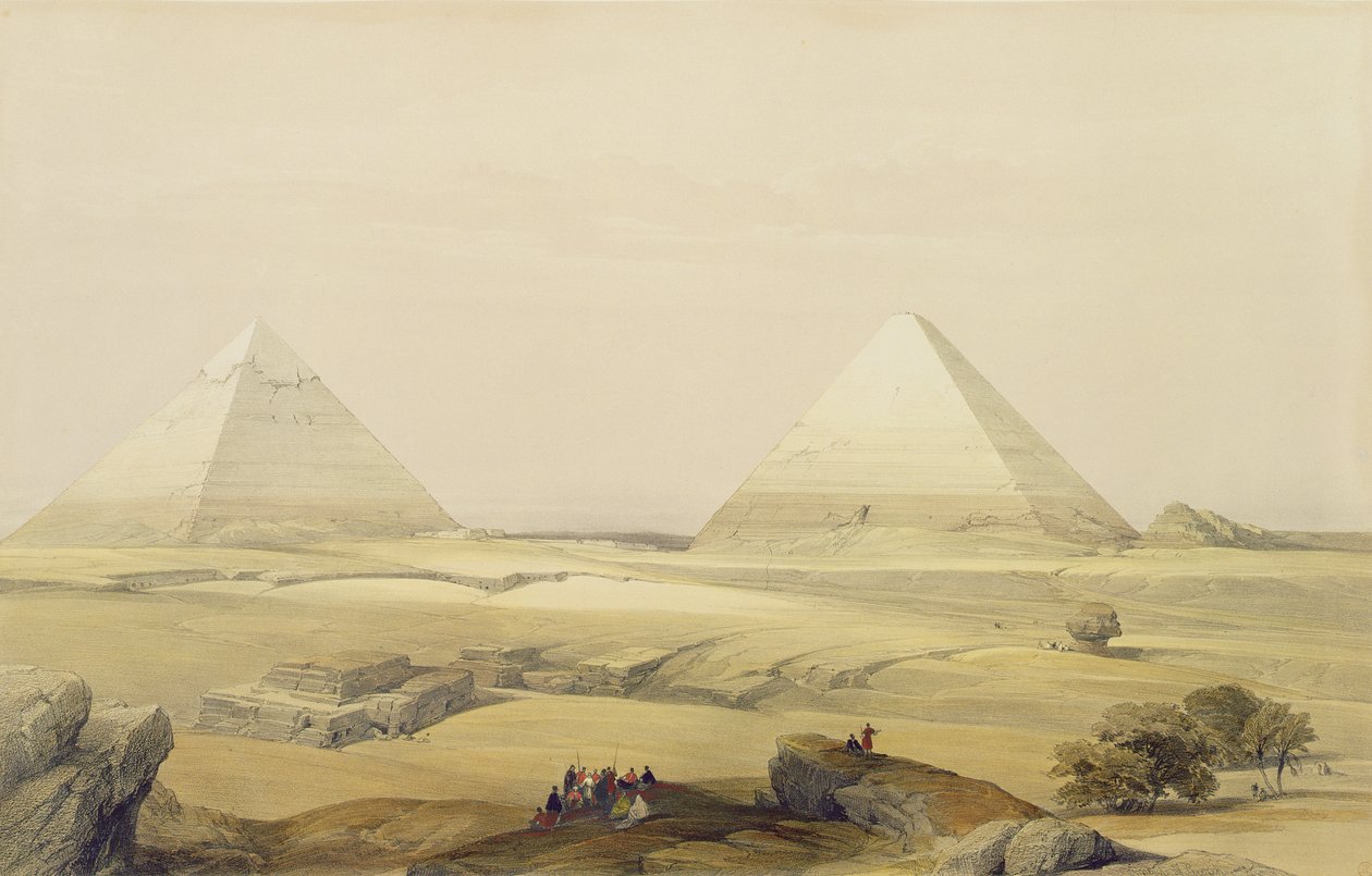 Pyramidy v Gíze, z Egypta a Núbie, 1. díl od David Roberts