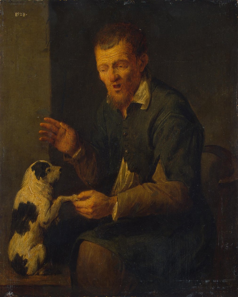 Rolník se psem od David Ryckaert