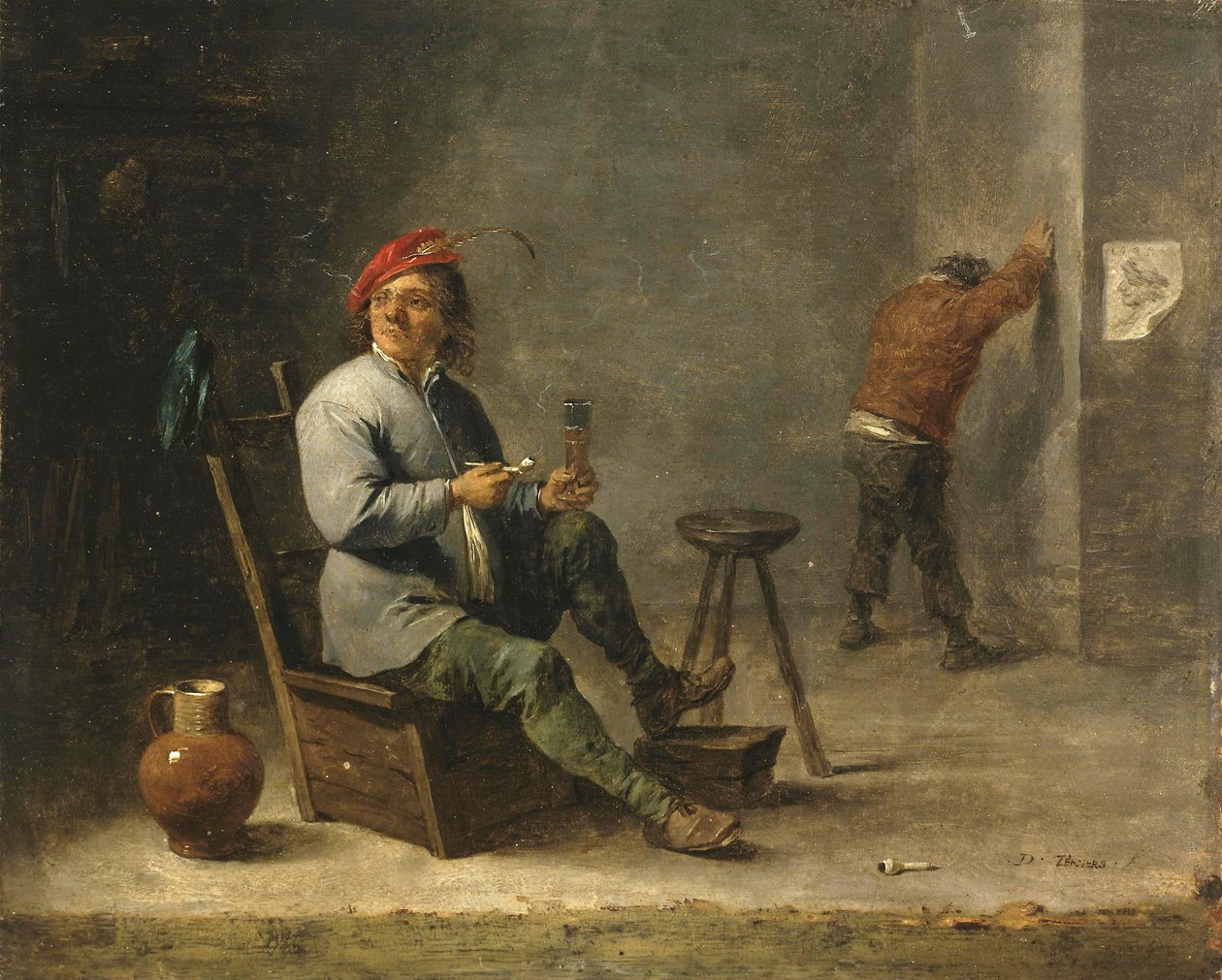 Kuřák od David Teniers the Younger