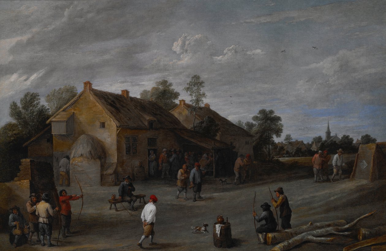 Lukostřelci od David Teniers the Younger