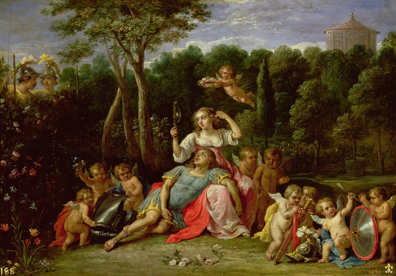 Zahrada Armida od David Teniers the Younger