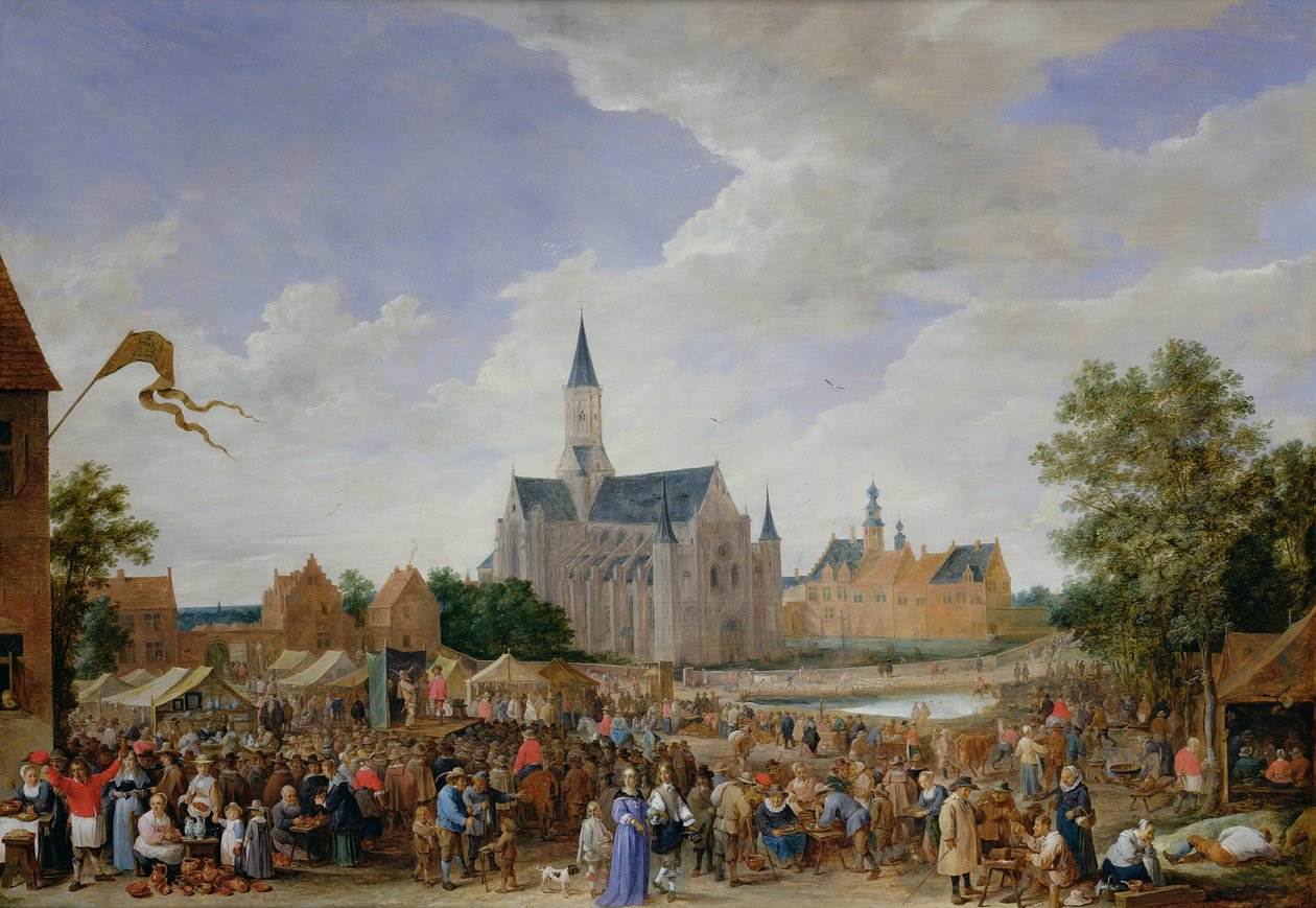 Hrnčířská pouť v Gentu od David Teniers the Younger