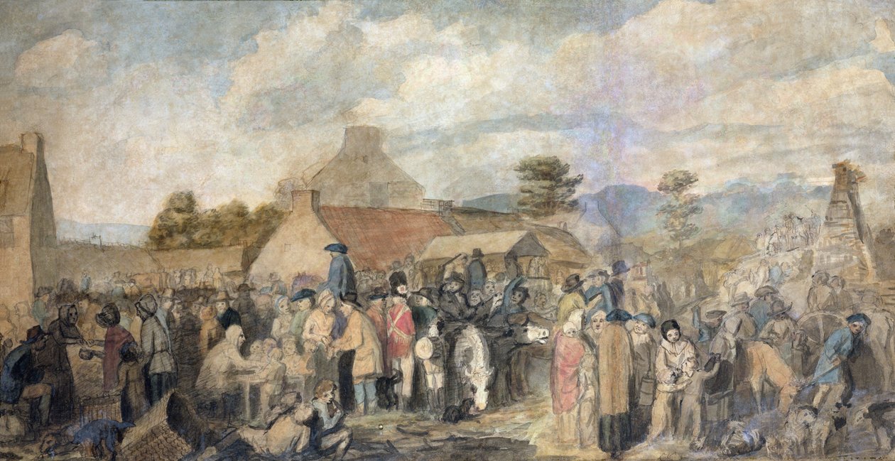 Pitlessie Fair, 1804 od David Wilkie