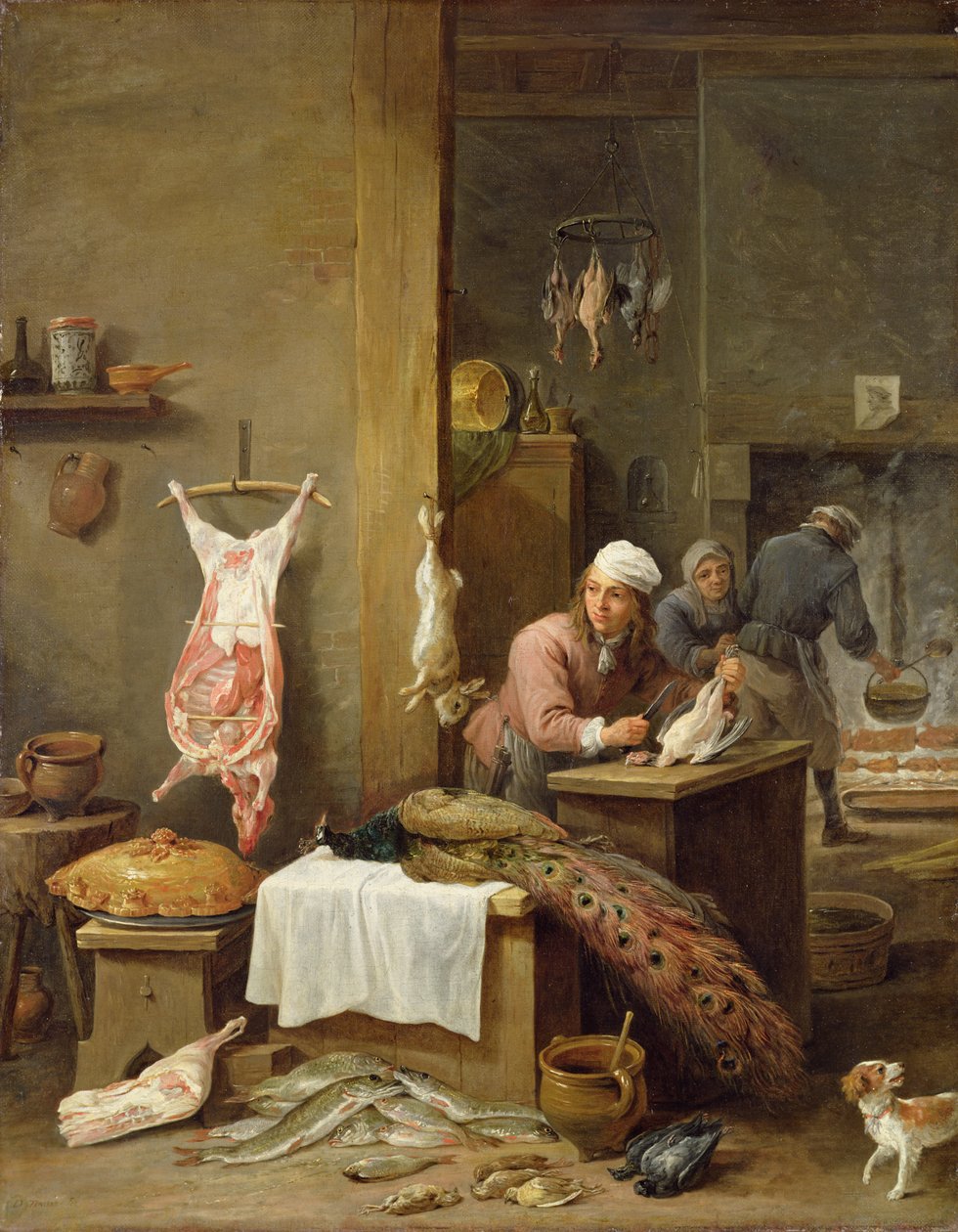 V kuchyni, 1669 od David Teniers the Younger
