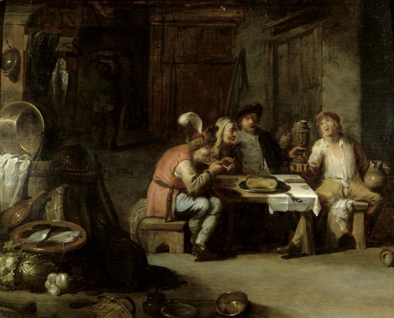 Interiér pivnice, c.1630s od David Teniers the Younger