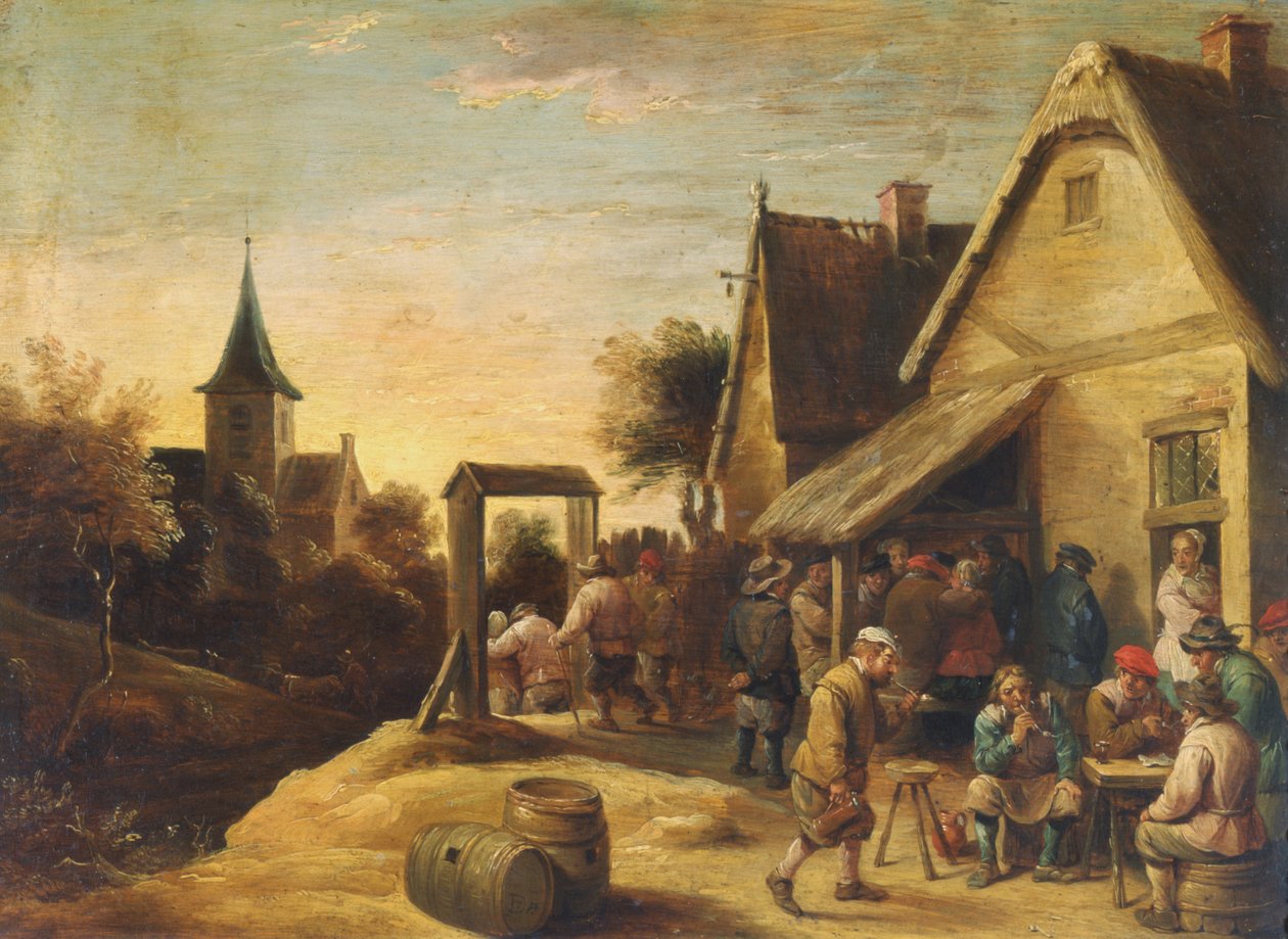Taverna na venkově od David Teniers the Younger