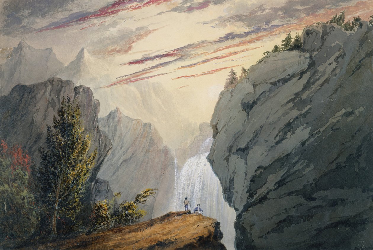 U vodopádu, ca. 1850. od David Claypoole Johnston