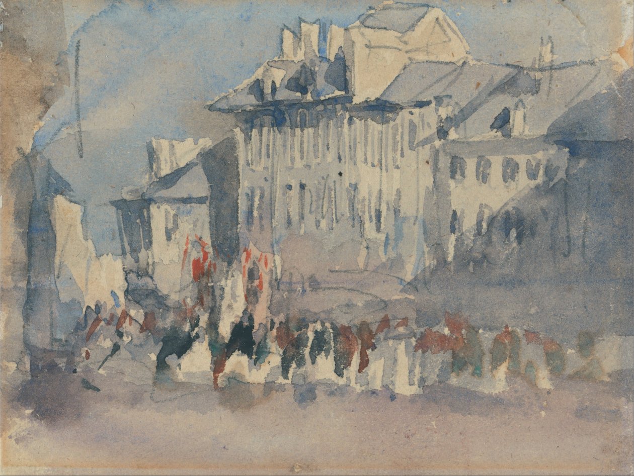 Náboženské procesí od David Cox