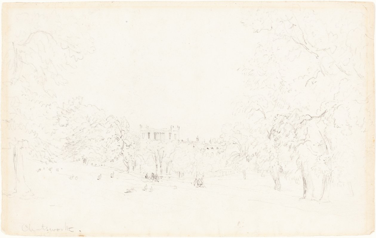 Chatsworth [recto] od David Cox