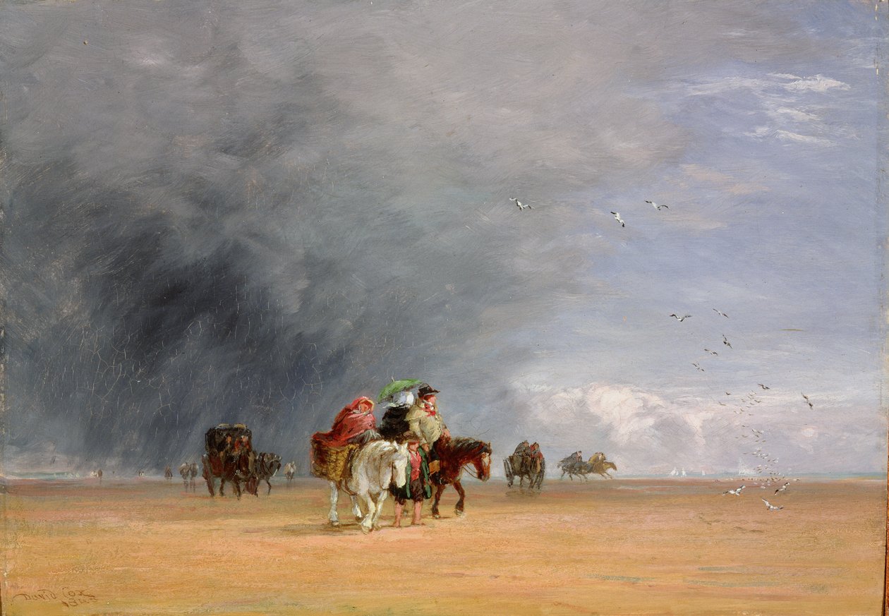 Crossing the Sands, 1848 od David Cox