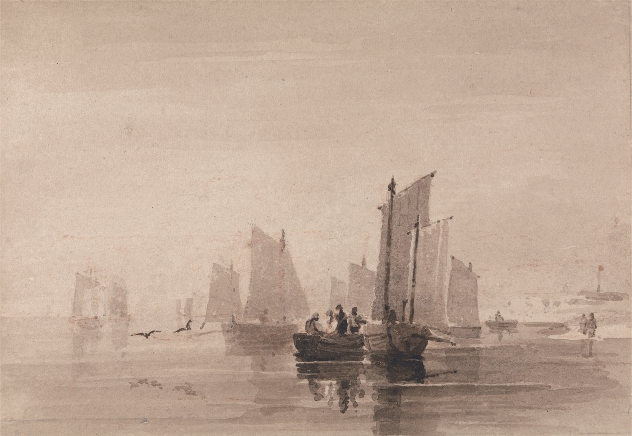 Rybolov u Hastingsu od David Cox