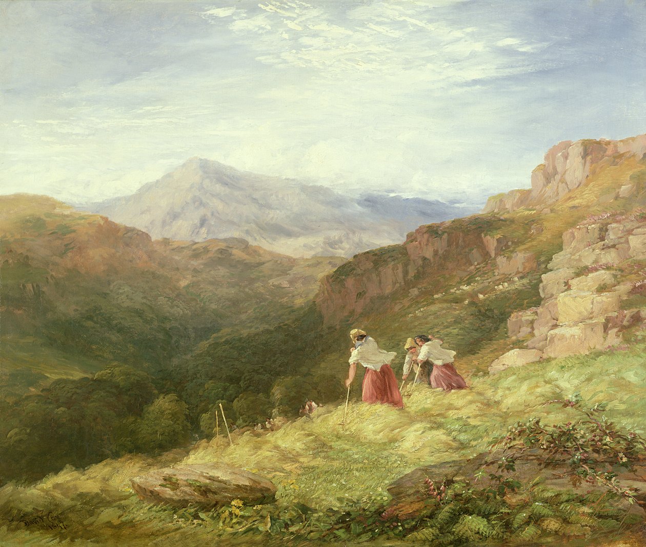 Senoseč, Snowdon, 1847 od David Cox
