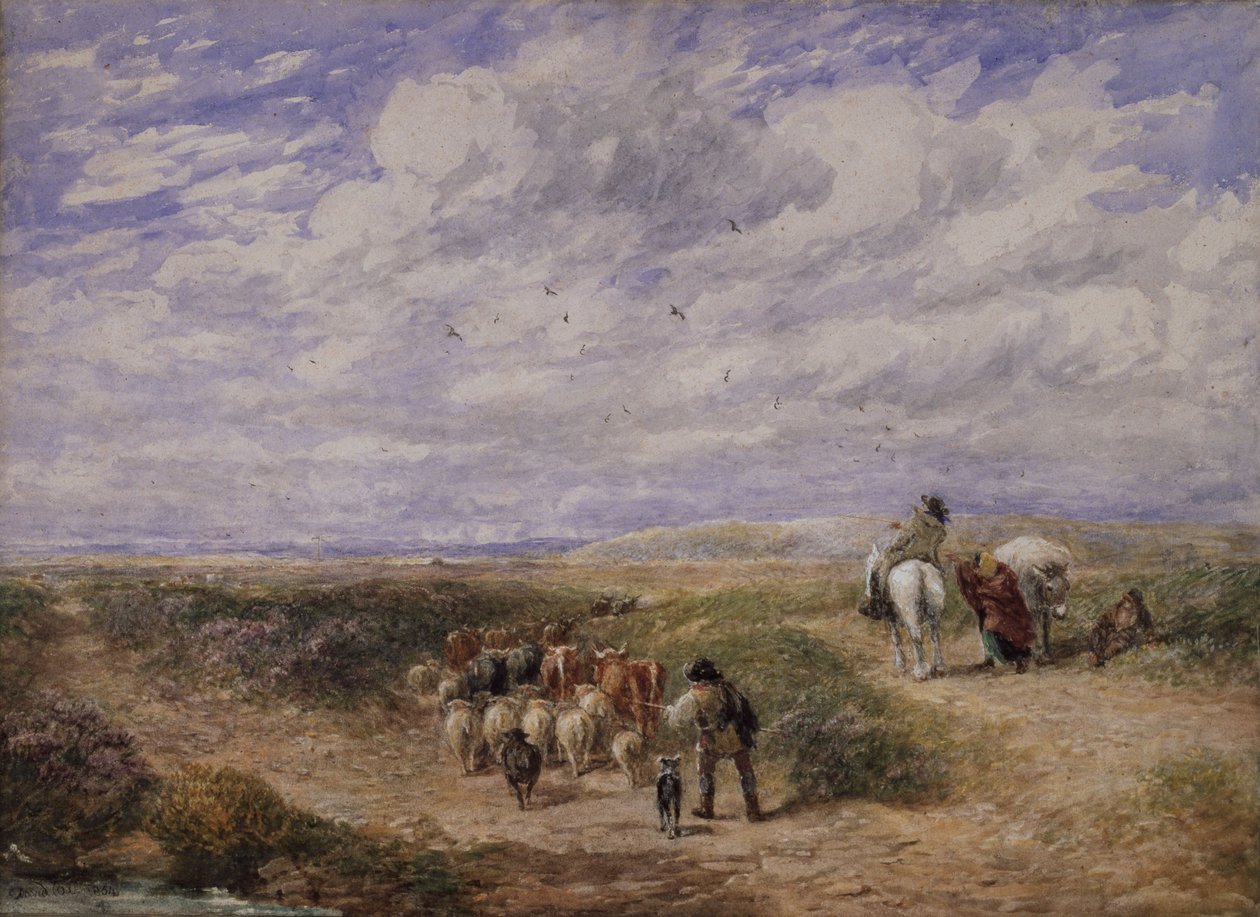 Keep the Left Road, 1854 od David Cox